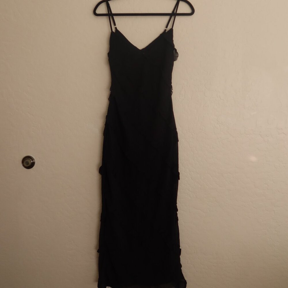 Maxi Ruffle Formal Sleeveless Dress